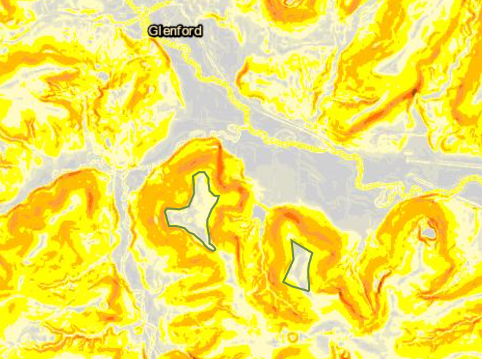 Slope map
